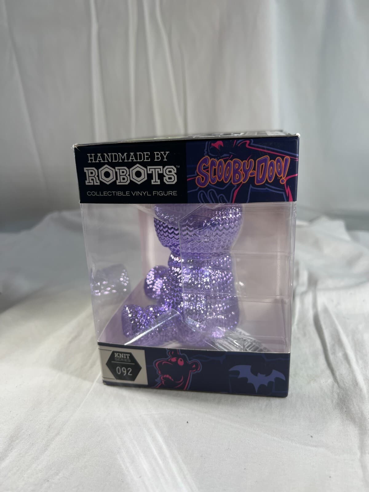 Handmade Robots Black Night Vinyl Figure #092 Knit Series Scooby-Doo NEW Sealed - Thumbnail 6