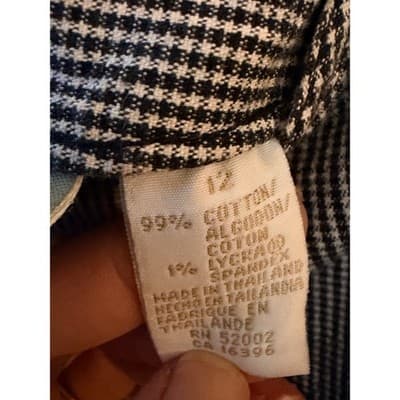 Liz Claiborne Women’s Stripe A Line Casual Mini Skirt Blue Size Medium - Thumbnail 11