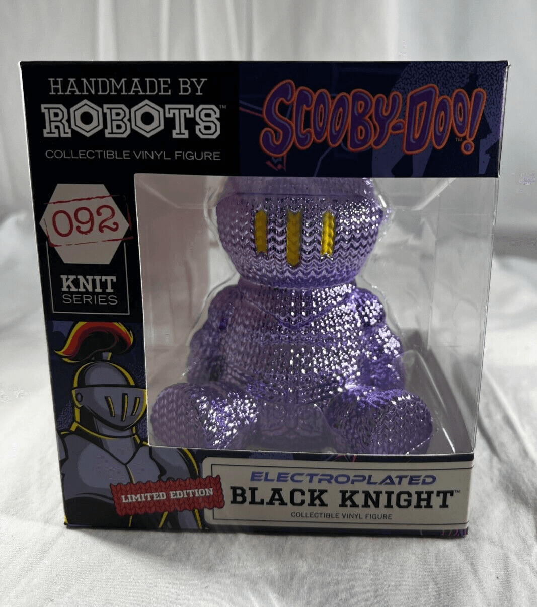 Handmade Robots Black Night Vinyl Figure #092 Knit Series Scooby-Doo NEW Sealed