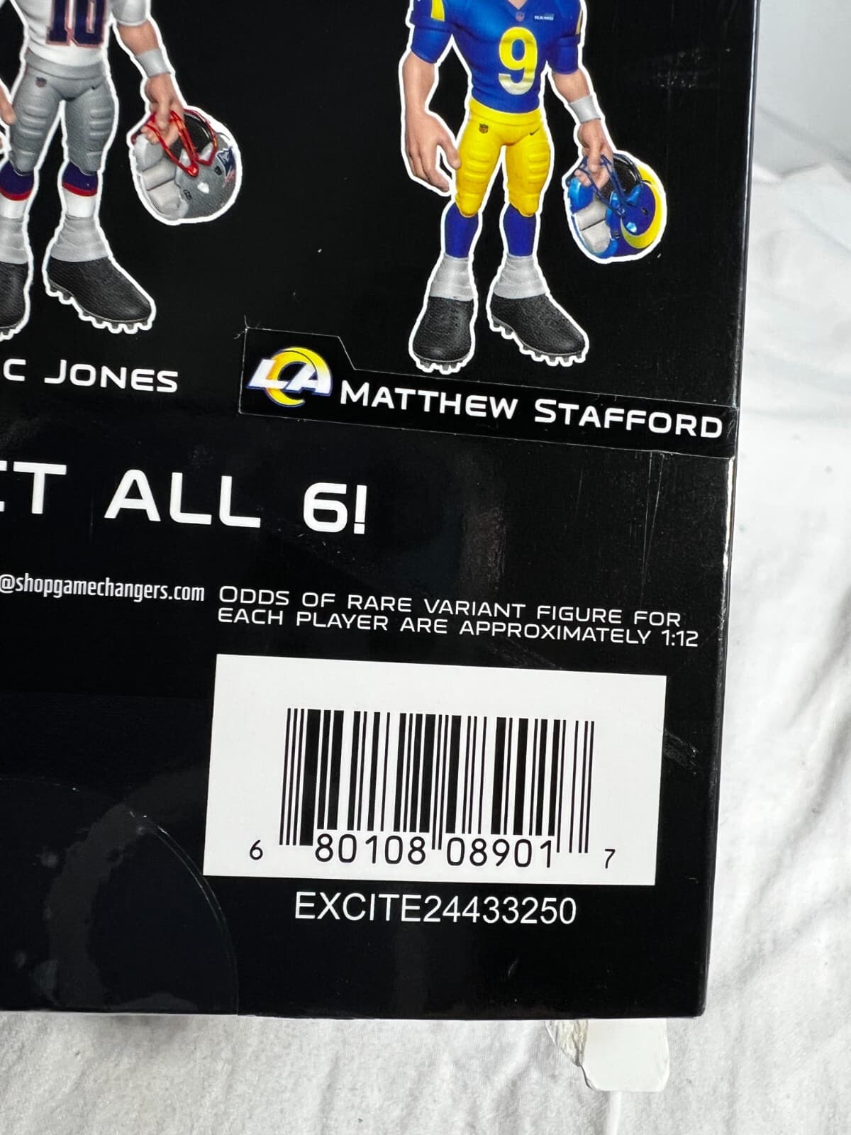 NFL Mac Jones Figure #10 Game Changers Limited Edition 6" Excite 2023 NEW Sealed - Thumbnail 17