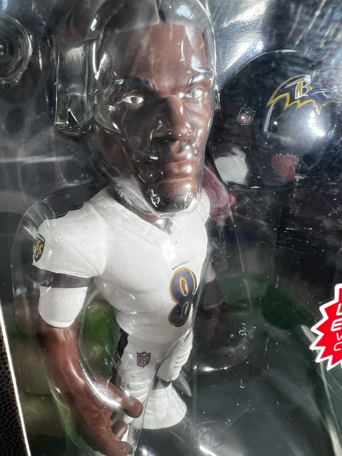 NFL Lamar Jackson Figure #8 Game Changers Limited Edition Excite 2023 New Sealed - Thumbnail 3