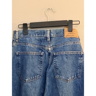 Eddie Bauer Women’s High Rise Straight Leg Jeans 12 Tall Blue EUC - Thumbnail 8