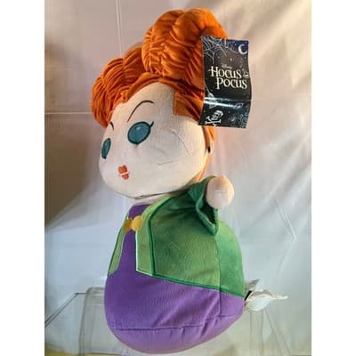 NEW Hocus Pocus Winifred Halloween Plush Doll Disney Witch - Thumbnail 2