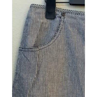 Liz Claiborne Women’s Stripe A Line Casual Mini Skirt Blue Size Medium - Thumbnail 5