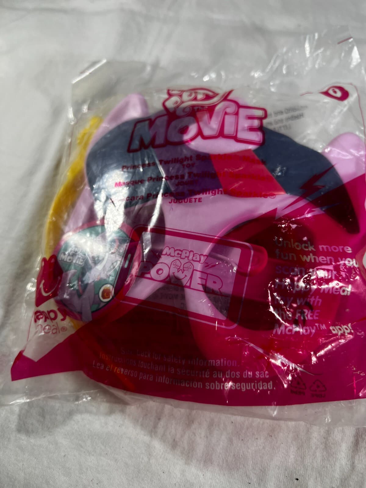 Princess Twilight Sparkle Mask McDonald's Happy Meal #8 My Little Pony 2016 NEW - Thumbnail 3