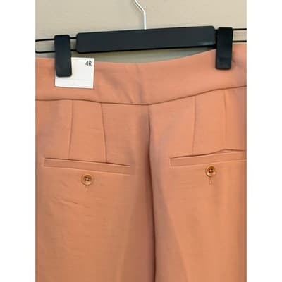 Express Women’s High Rise Ankle Tailored Pants Orange Size Small NWT - Thumbnail 10