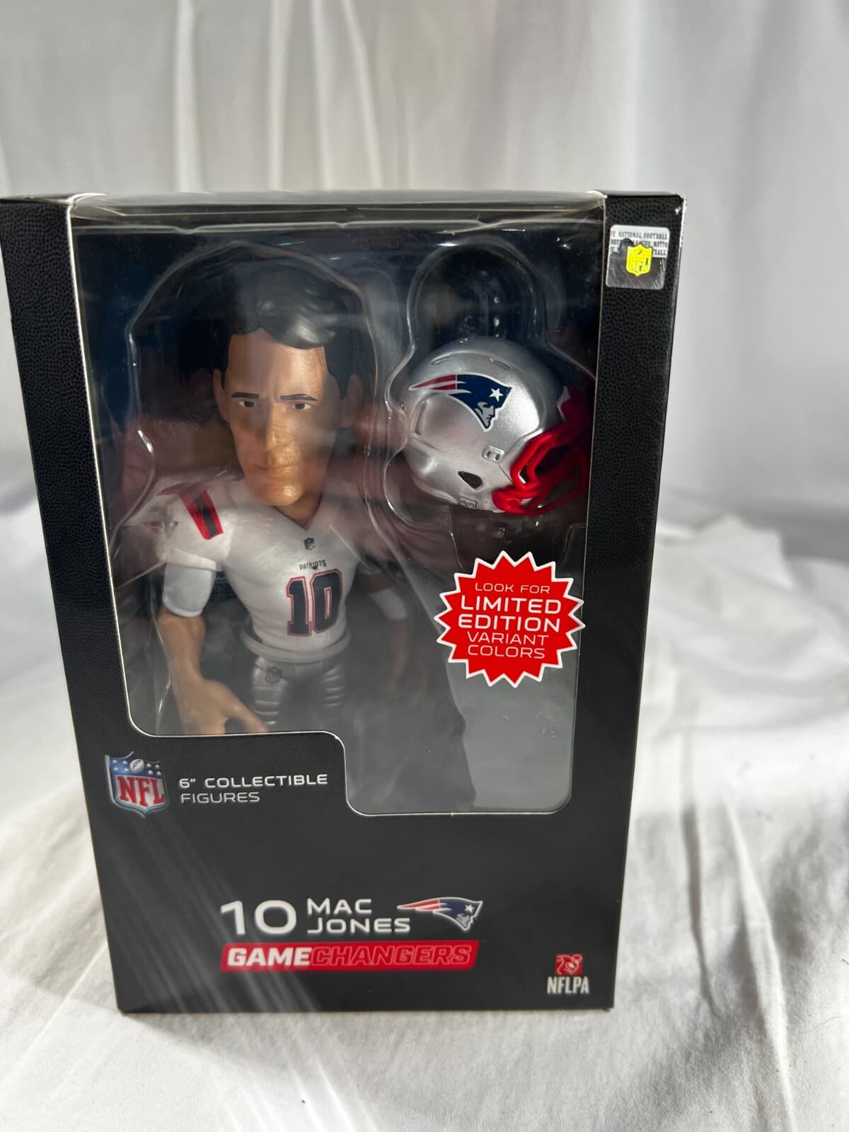 NFL Mac Jones Figure #10 Game Changers Limited Edition 6" Excite 2023 NEW Sealed - Thumbnail 7