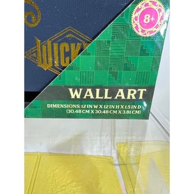 NEW Wicked City of Emerald Canvas Wall Art Wizard Of Oz Collectible Sign - Thumbnail 6