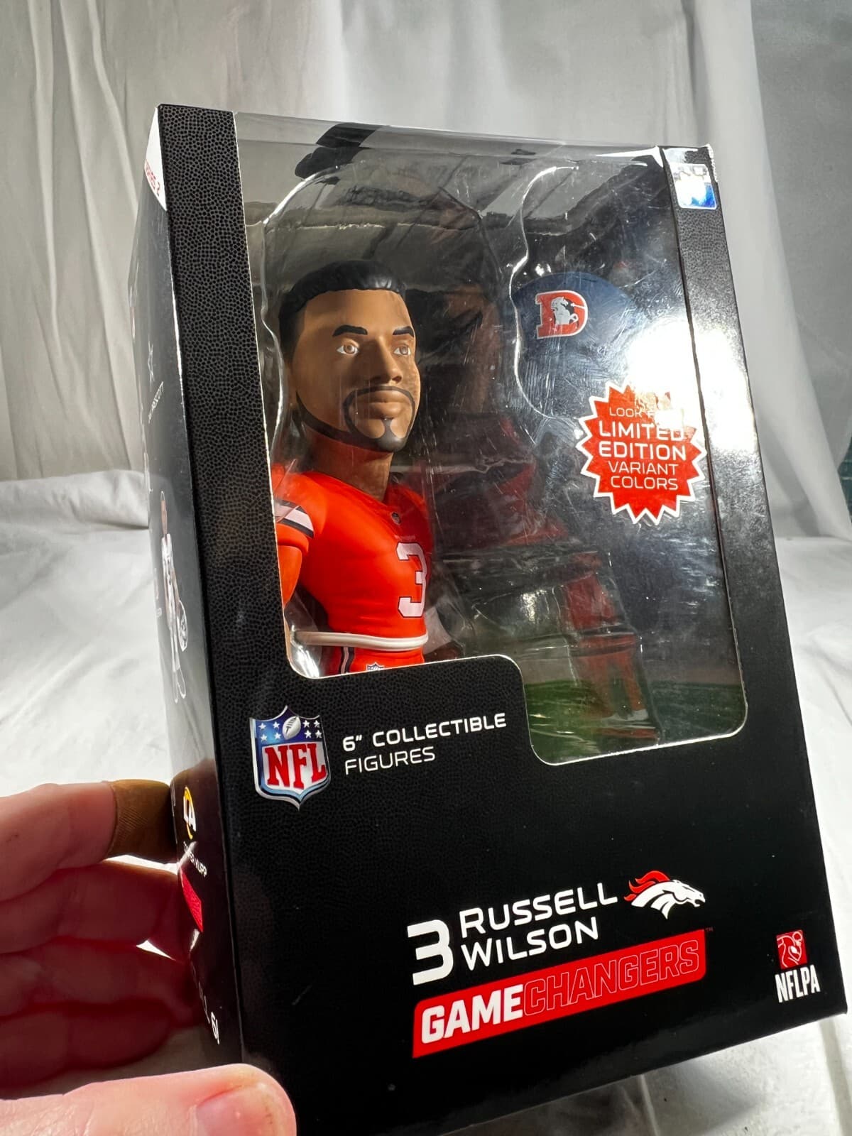 NFL Russell Wilson Figure #3 Game Changer Limited Edition Excite 2023 NEW Sealed - Thumbnail 4