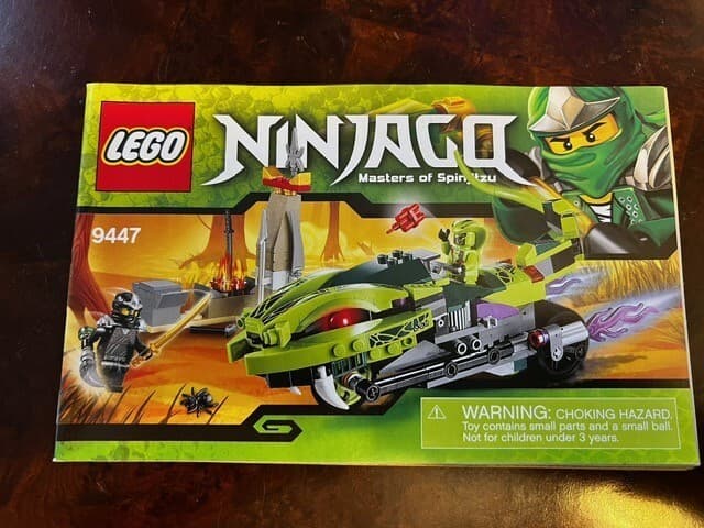 LEGO 9447 NINJAGO Instruction Manual ONLY Lasha's Bite Cycle