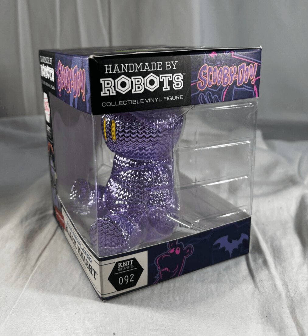 Handmade Robots Black Night Vinyl Figure #092 Knit Series Scooby-Doo NEW Sealed - Thumbnail 8
