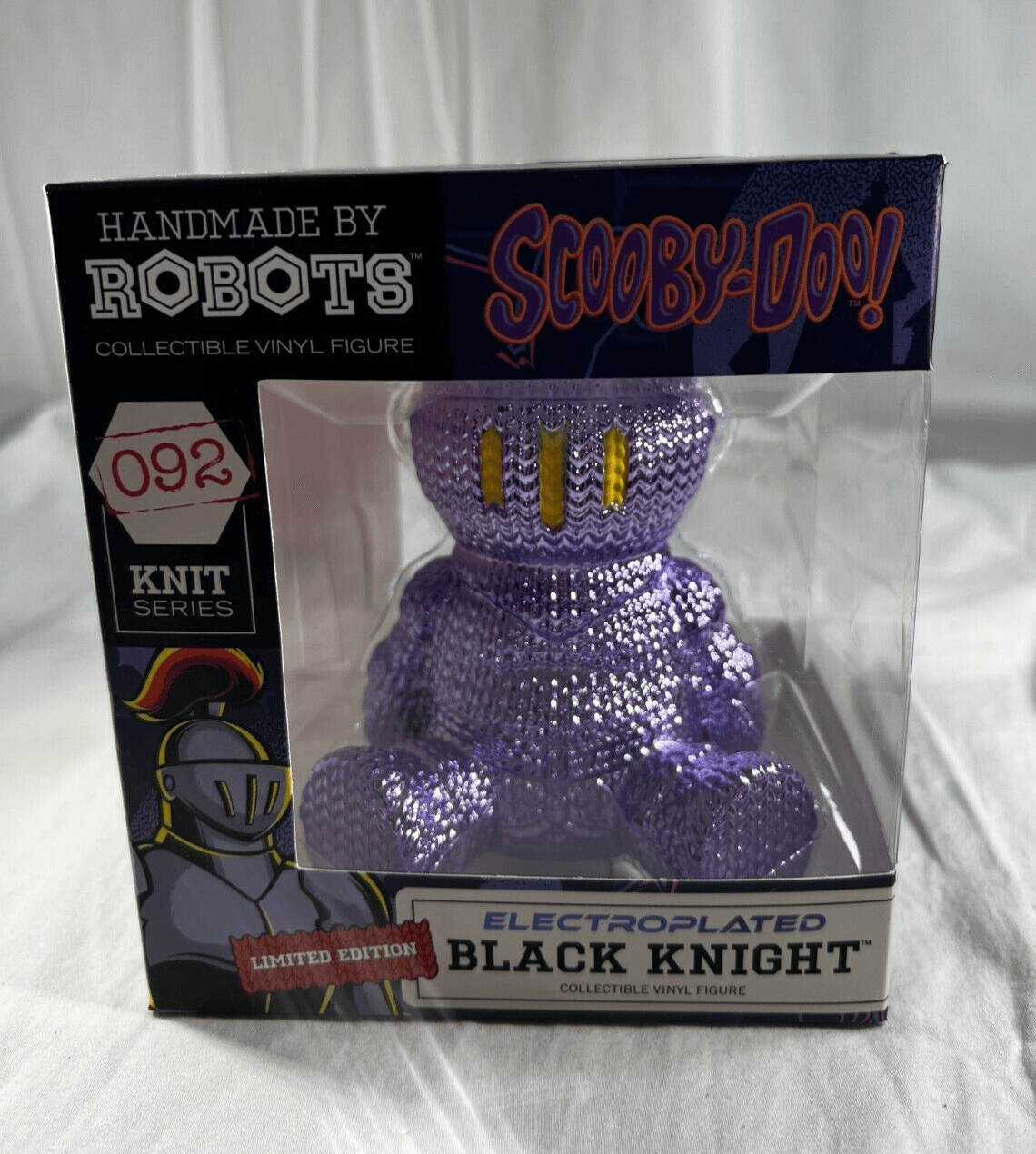 Handmade Robots Black Night Vinyl Figure #092 Knit Series Scooby-Doo NEW Sealed - Thumbnail 5