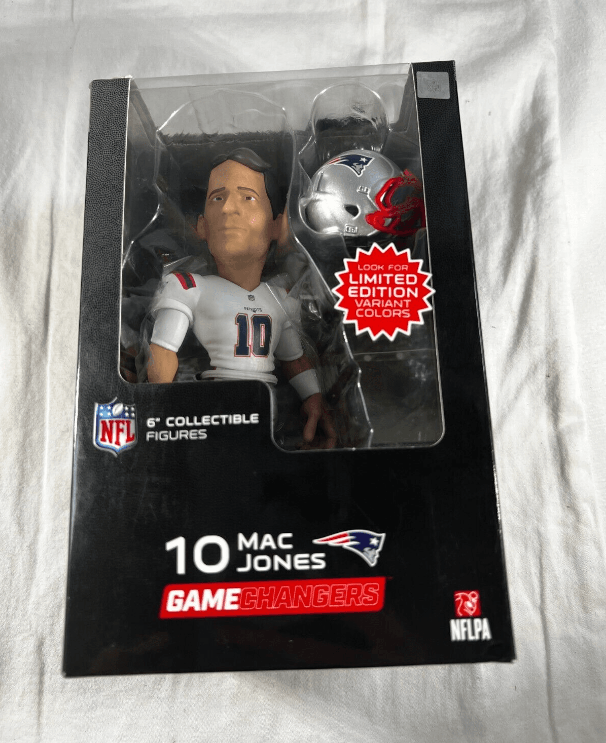 NFL Mac Jones Figure #10 Game Changers Limited Edition 6" Excite 2023 NEW Sealed