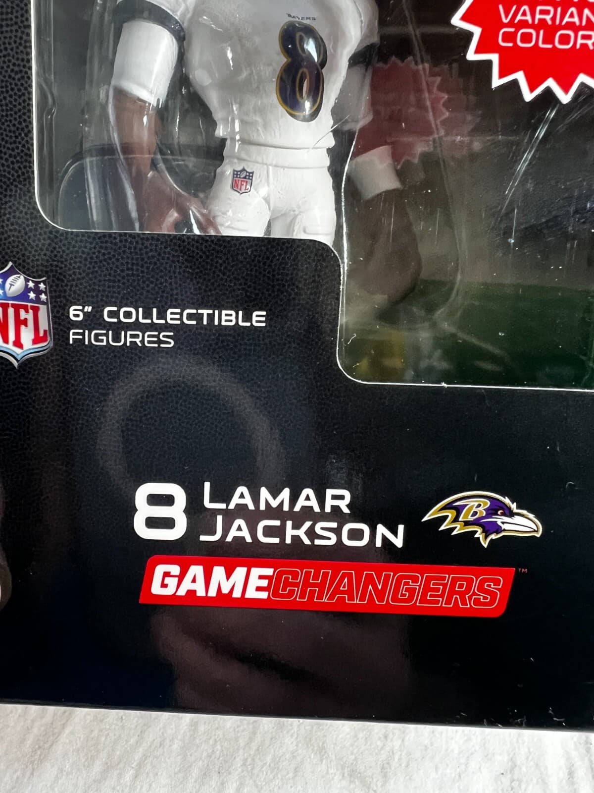 NFL Lamar Jackson Figure #8 Game Changers Limited Edition Excite 2023 New Sealed - Thumbnail 5