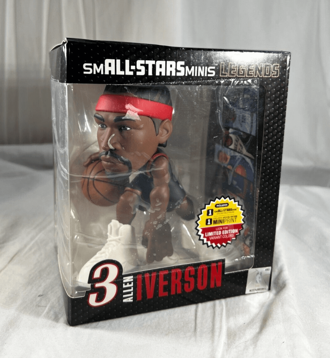 NBA smAll-Stars Minis Legend Allen Iverson #3 Sixers Limited Edition New Sealed