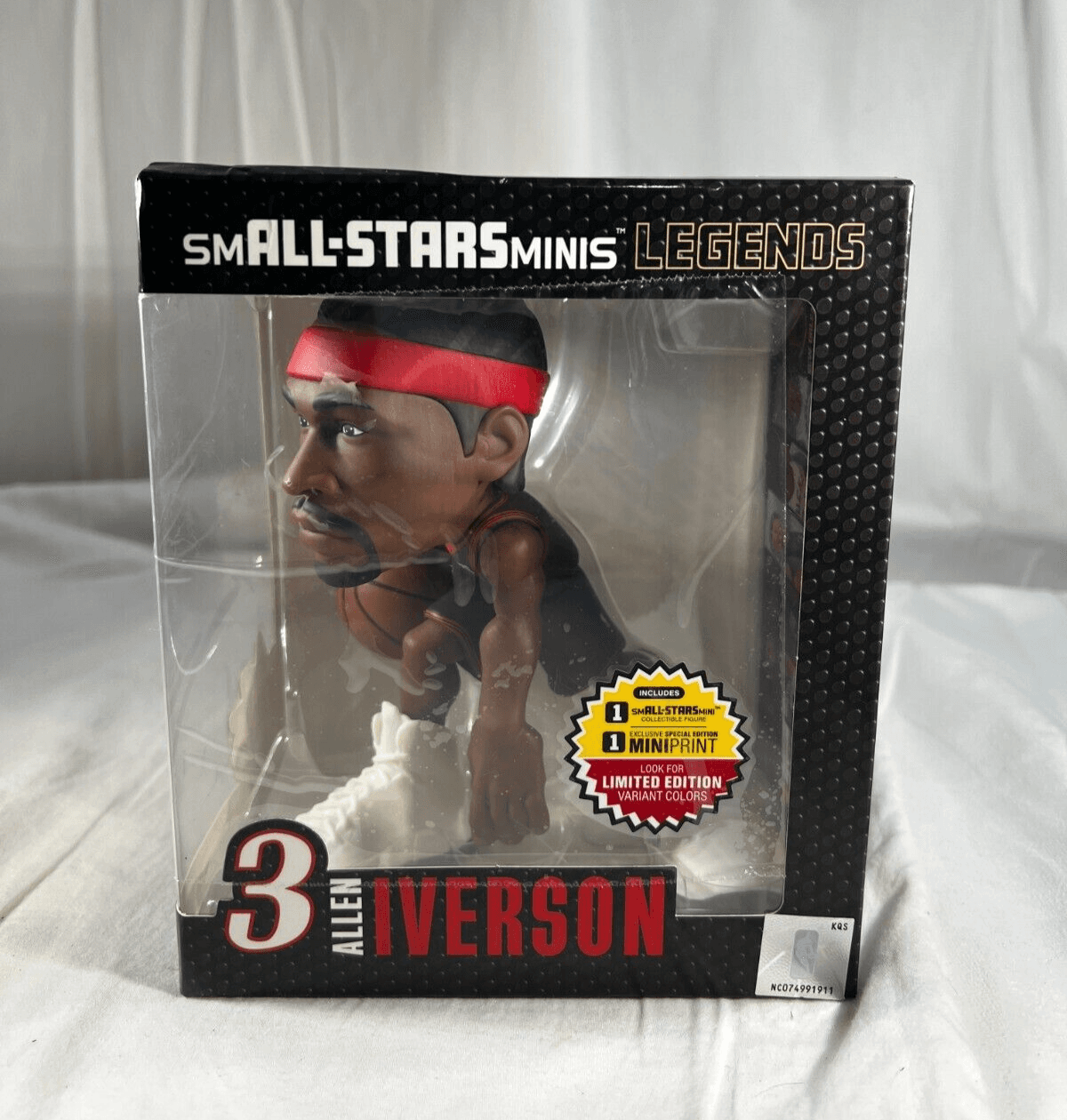 NBA smAll-Stars Minis Legend Allen Iverson #3 Sixers Limited Edition New Sealed - Thumbnail 4
