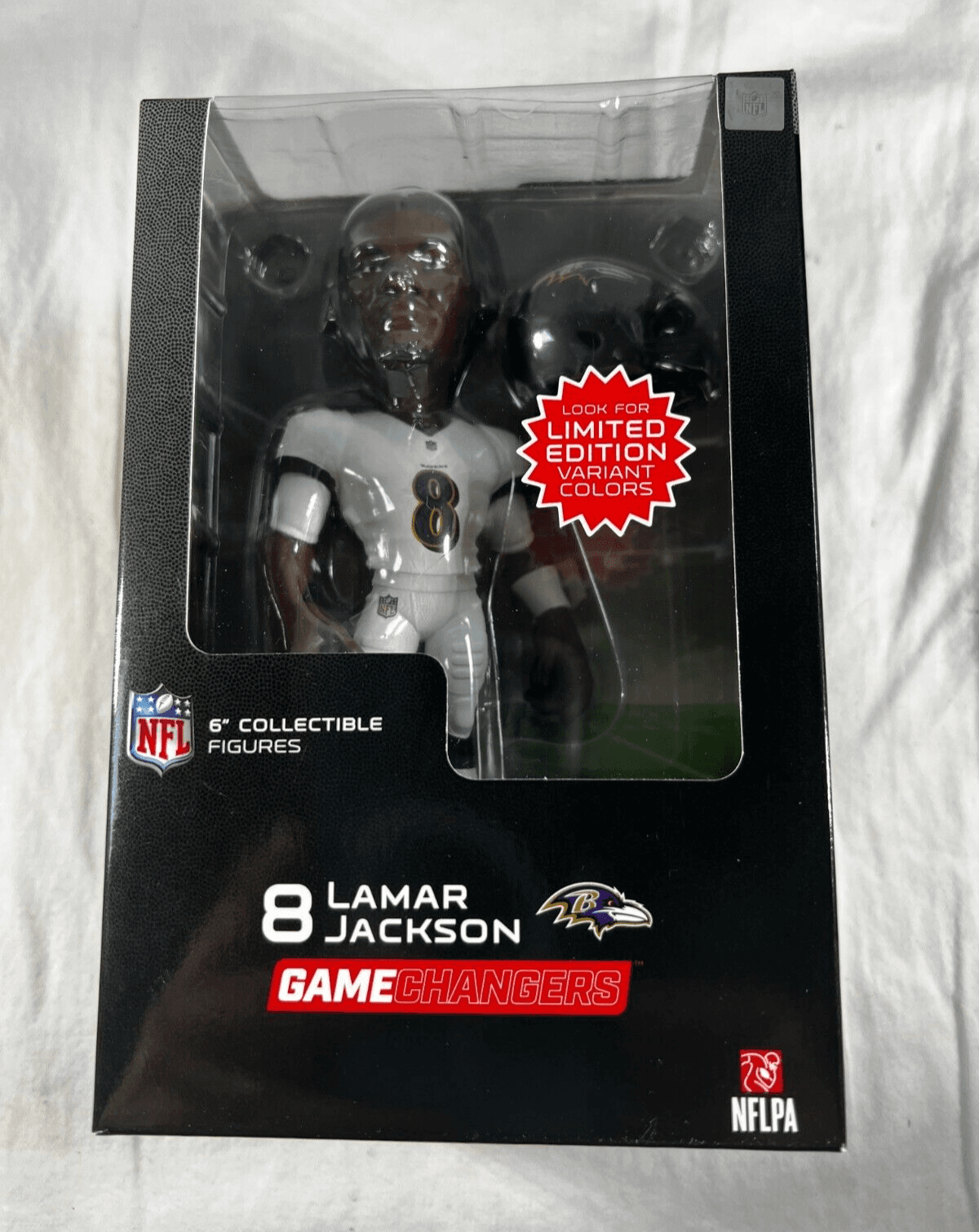 NFL Lamar Jackson Figure #8 Game Changers Limited Edition Excite 2023 New Sealed
