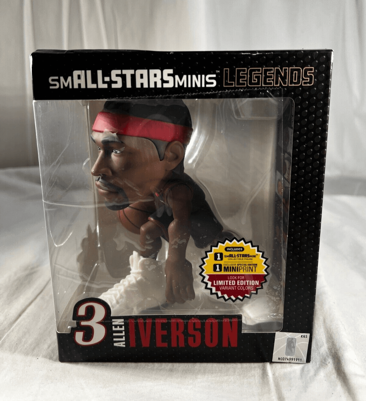 NBA smAll-Stars Minis Legend Allen Iverson #3 Sixers Limited Edition New Sealed - Thumbnail 3
