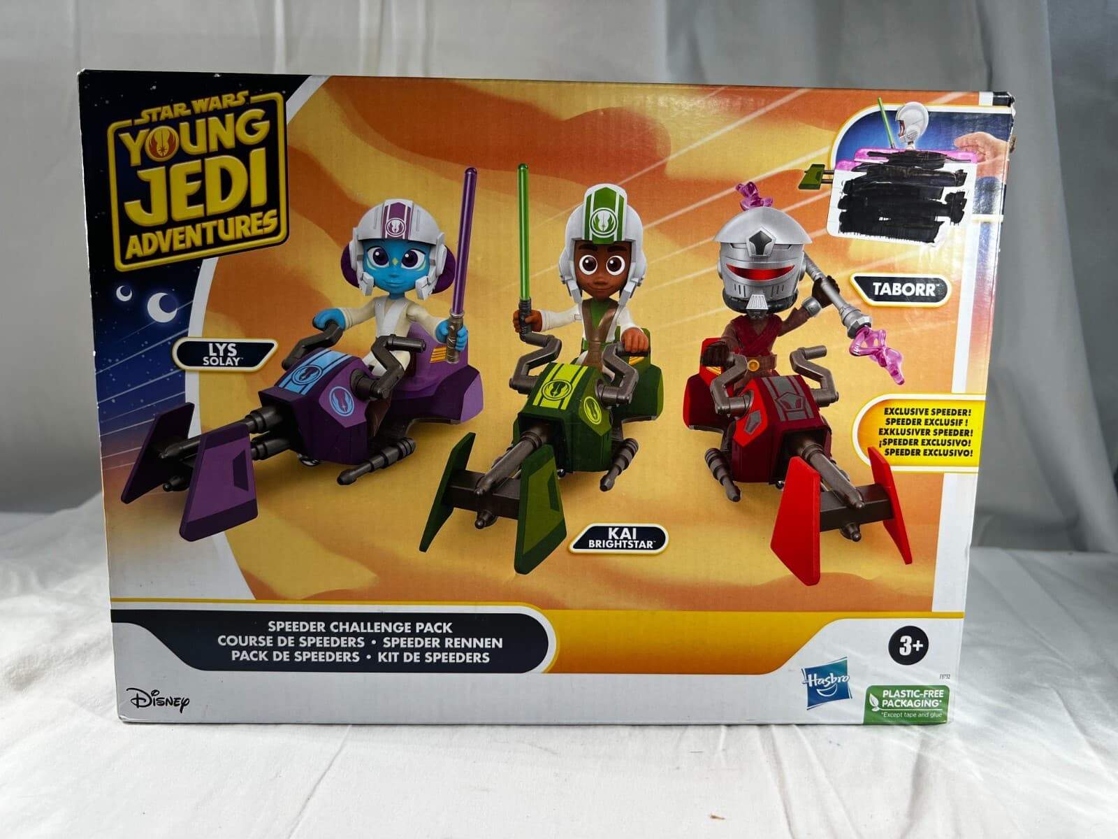 Star Wars Young Jedi Adventures Speeder Challenge Pack Disney Hasbro 2023 NEW