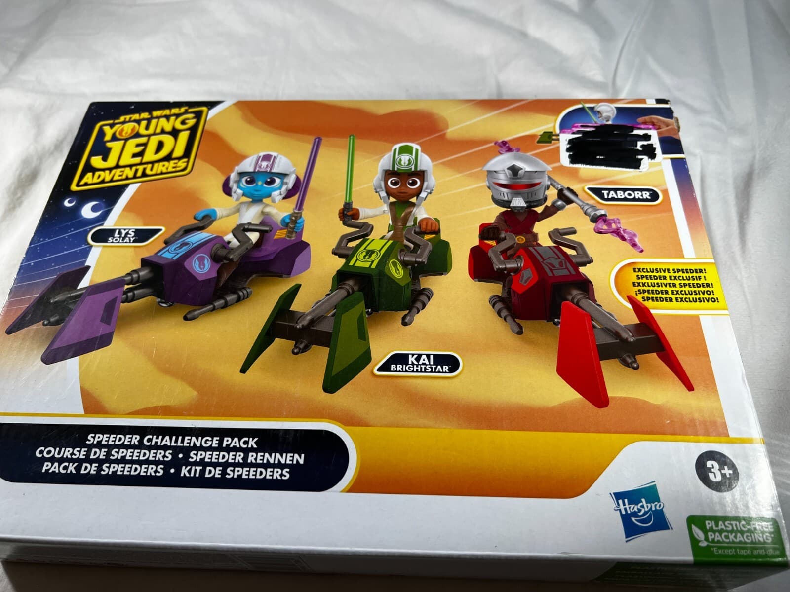 Star Wars Young Jedi Adventures Speeder Challenge Pack Disney Hasbro 2023 NEW - Thumbnail 3