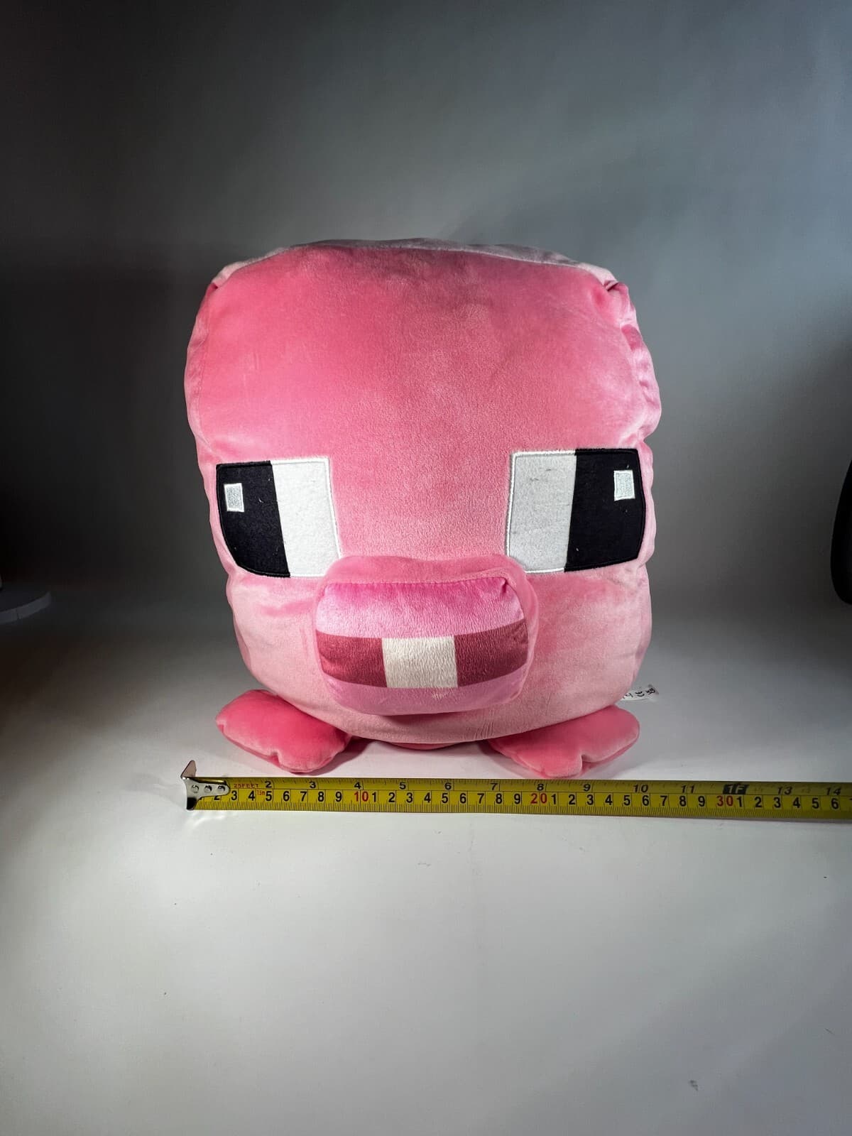Minecraft Cuutopia Pink Pig 14" Plush Stuffed Animal Mattel 2022 - Thumbnail 8