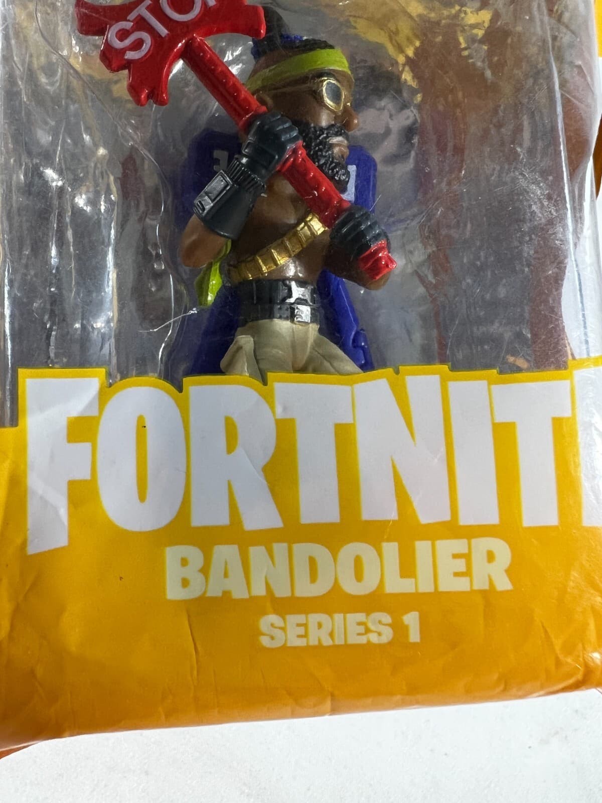 Epic Game Fortnite Bandolier Action Figure Series 1 No Shirt No Surrender NEW - Thumbnail 4