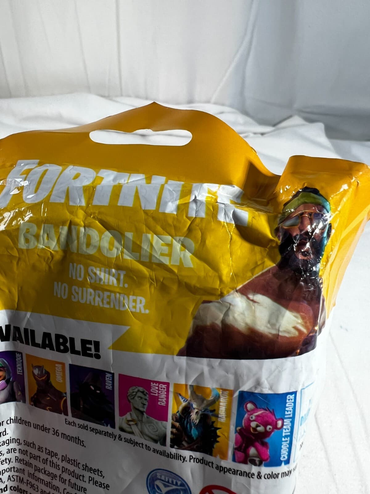 Epic Game Fortnite Bandolier Action Figure Series 1 No Shirt No Surrender NEW - Thumbnail 9