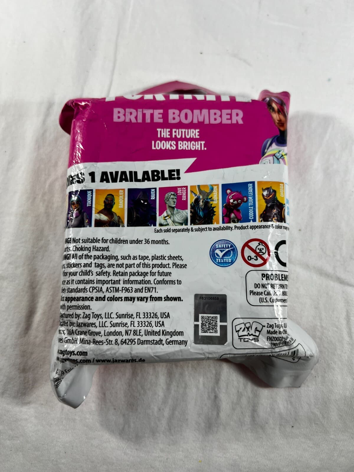Fortnite Brite Bomber Action Figure Series 1 The Future Looks Bright NEW Sealed - Thumbnail 2