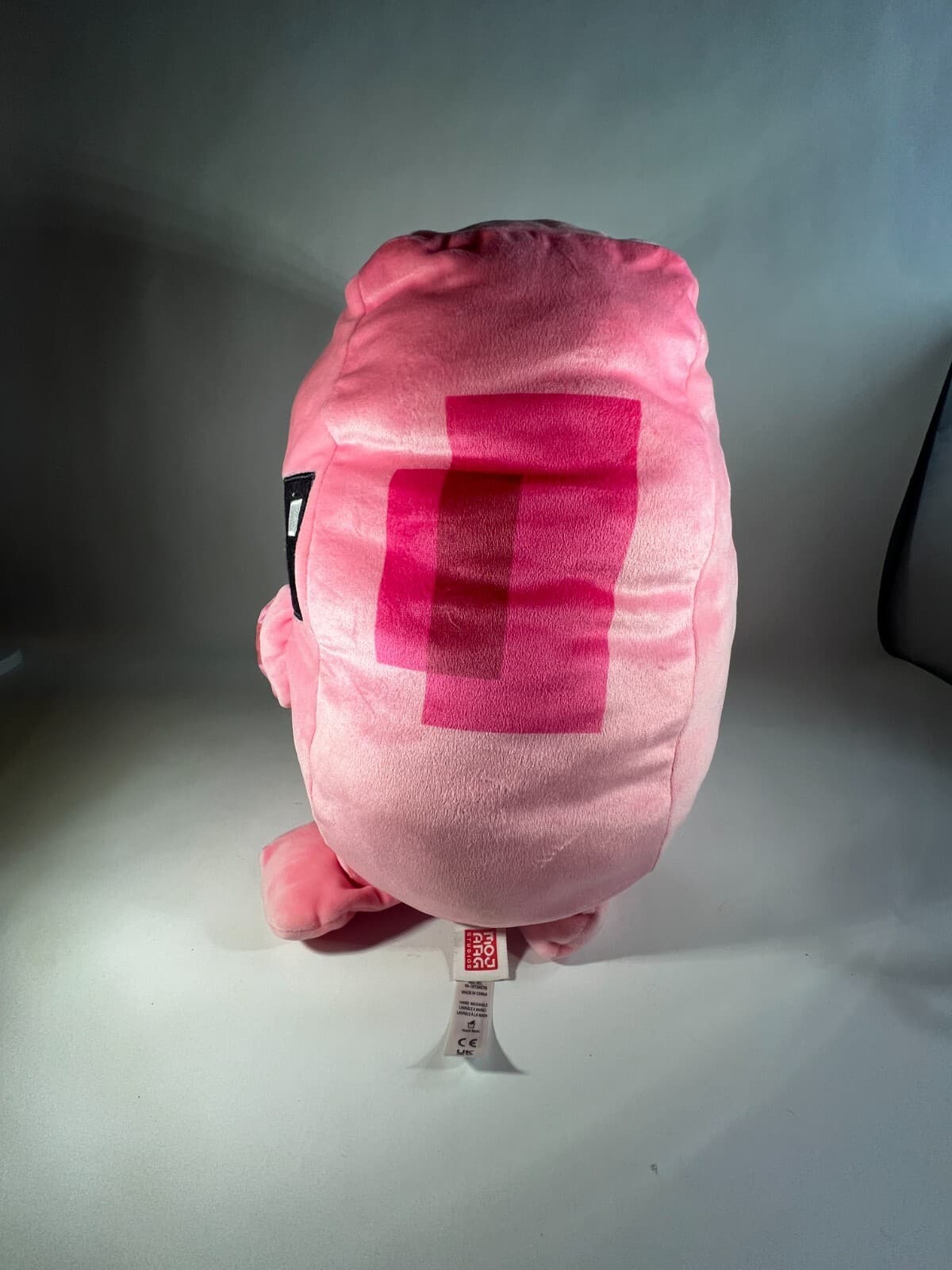 Minecraft Cuutopia Pink Pig 14" Plush Stuffed Animal Mattel 2022 - Thumbnail 2