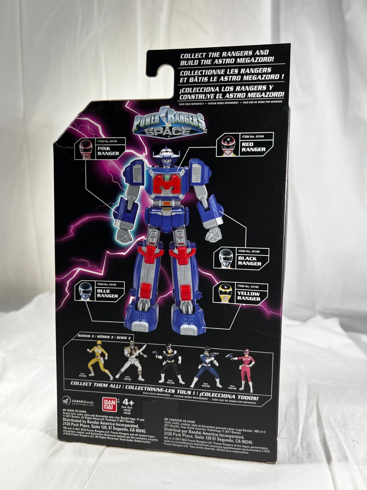 Bandai Saban's Power Rangers Pink Build A Megazord In Space Limited Edition NEW - Thumbnail 2