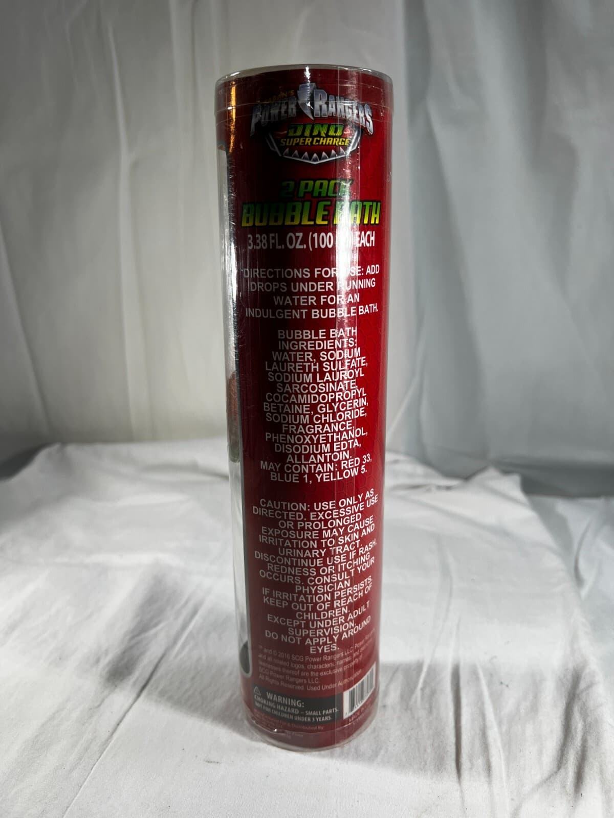 Power Rangers Dino Super Charge Bubble Bath 2 Pack 3.38 Oz 100 ml Each NEW - Thumbnail 2