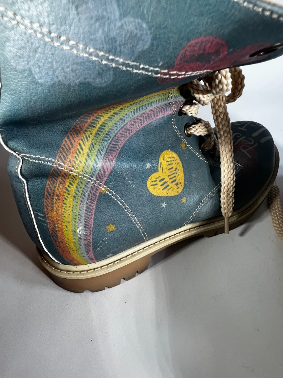 Goby Unicorn Womens Girls Combat Boots Shoes Size EU 36 U.S. 5 / 5.5 Rare - Thumbnail 11