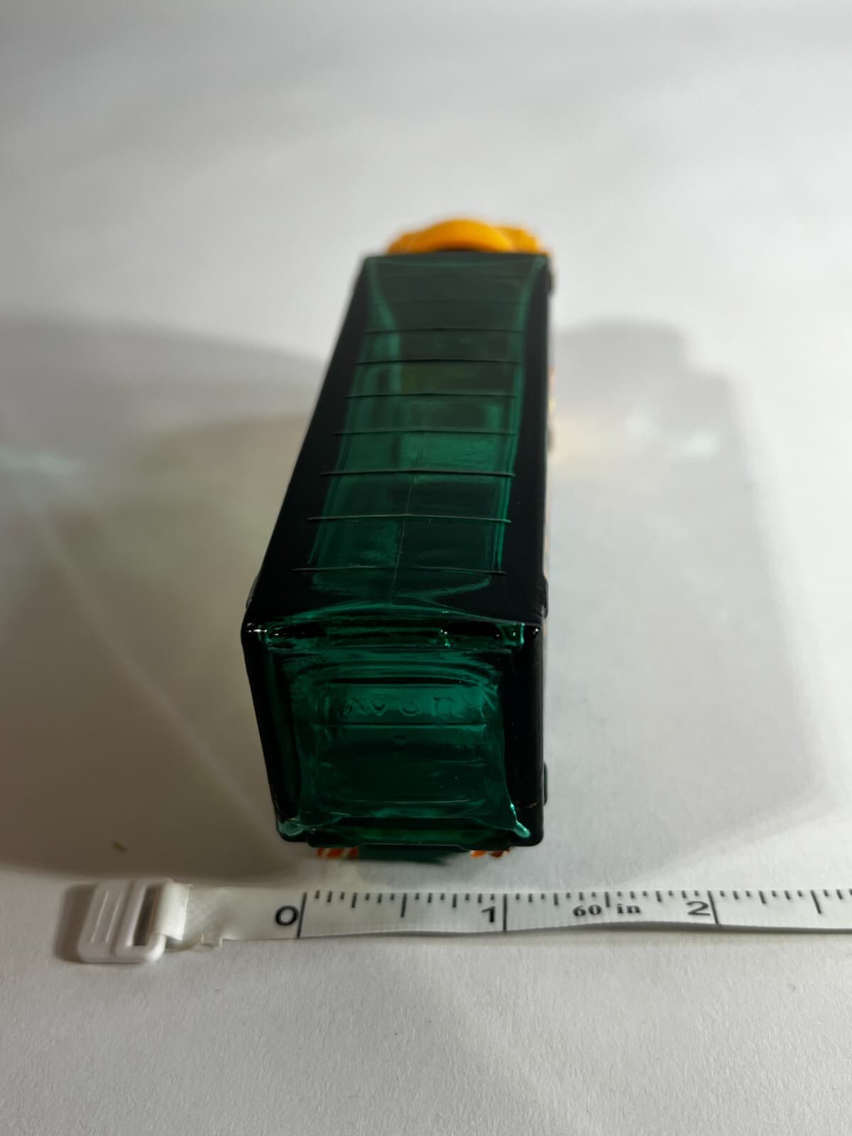 Vintage Avon 18-Wheeler Semi-Truck Bottle Green Vanity Wild Country After Shave - Thumbnail 11