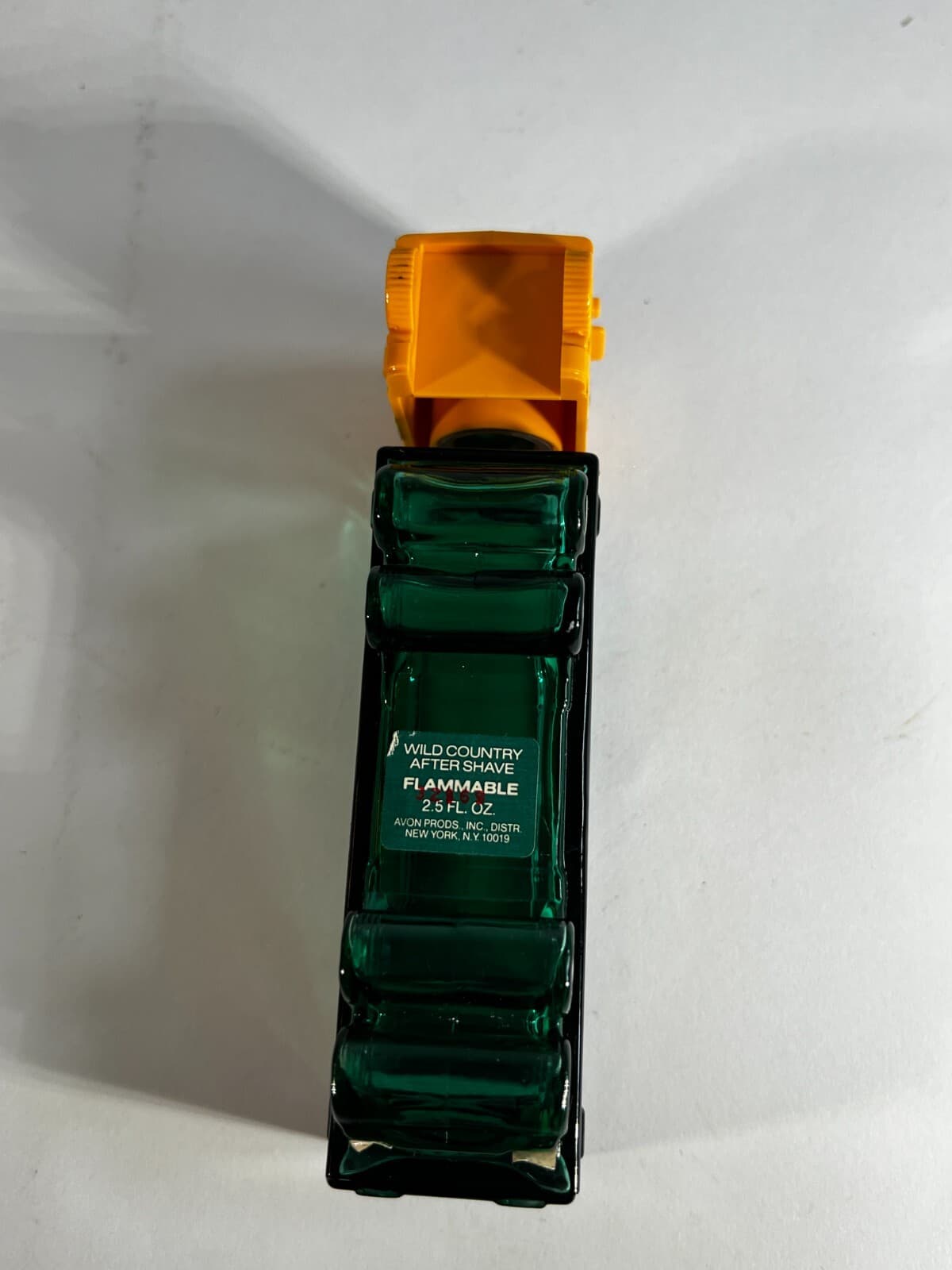 Vintage Avon 18-Wheeler Semi-Truck Bottle Green Vanity Wild Country After Shave - Thumbnail 6