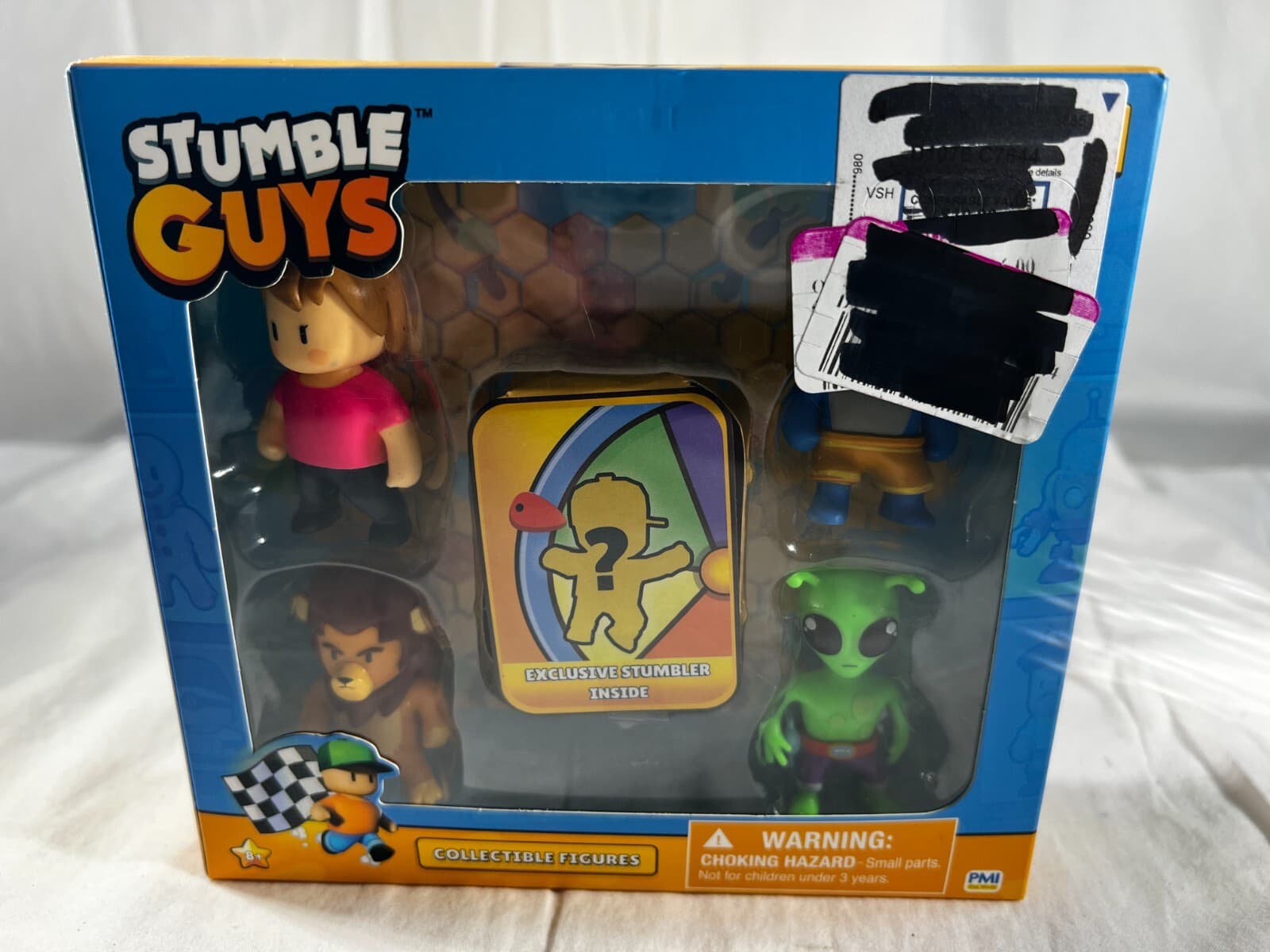 Stumble Guys Set 5 Action Figures Mystery Stumbler Leonidas Alien Megalodon Ms. - Thumbnail 4