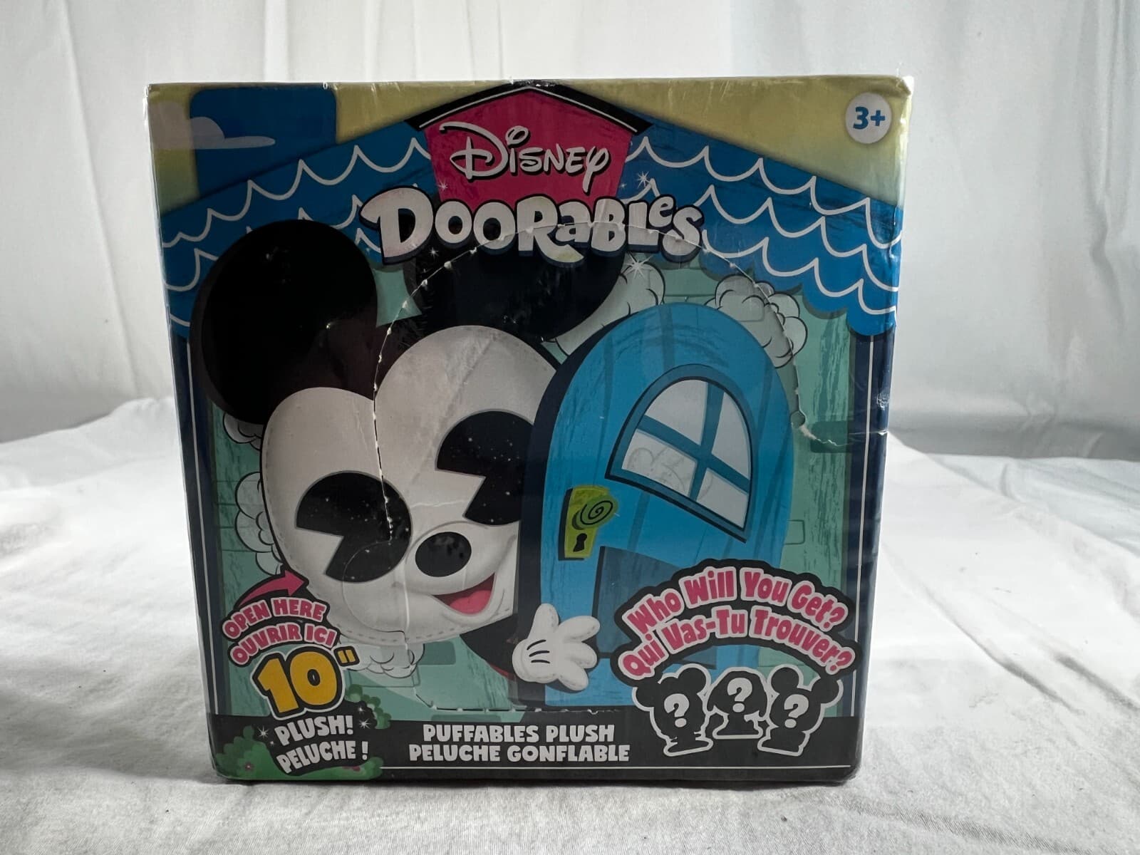 Disney Doorabels Puffables Plush Toy 10" Who Will You Get Just Play NEW Sealed