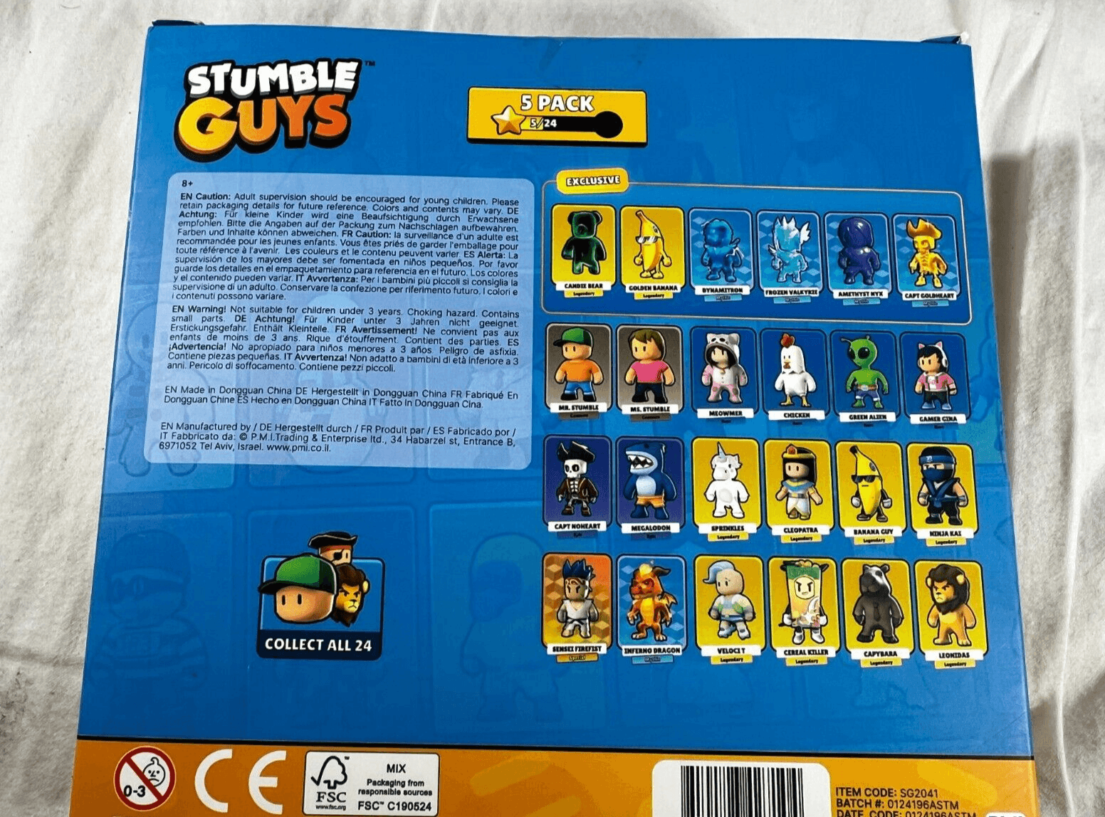 Stumble Guys Set 5 Action Figures Mystery Stumbler Meowmer Kai Gamer Capybara - Thumbnail 11