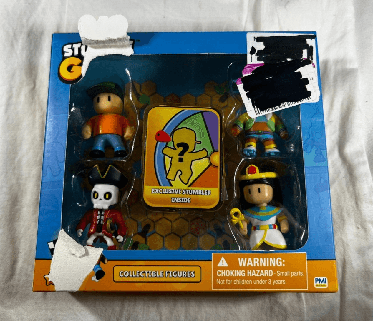 Stumble Guys Set 5 Action Figures Mystery Stumbler Cleopatra Velocit Noheart Mr