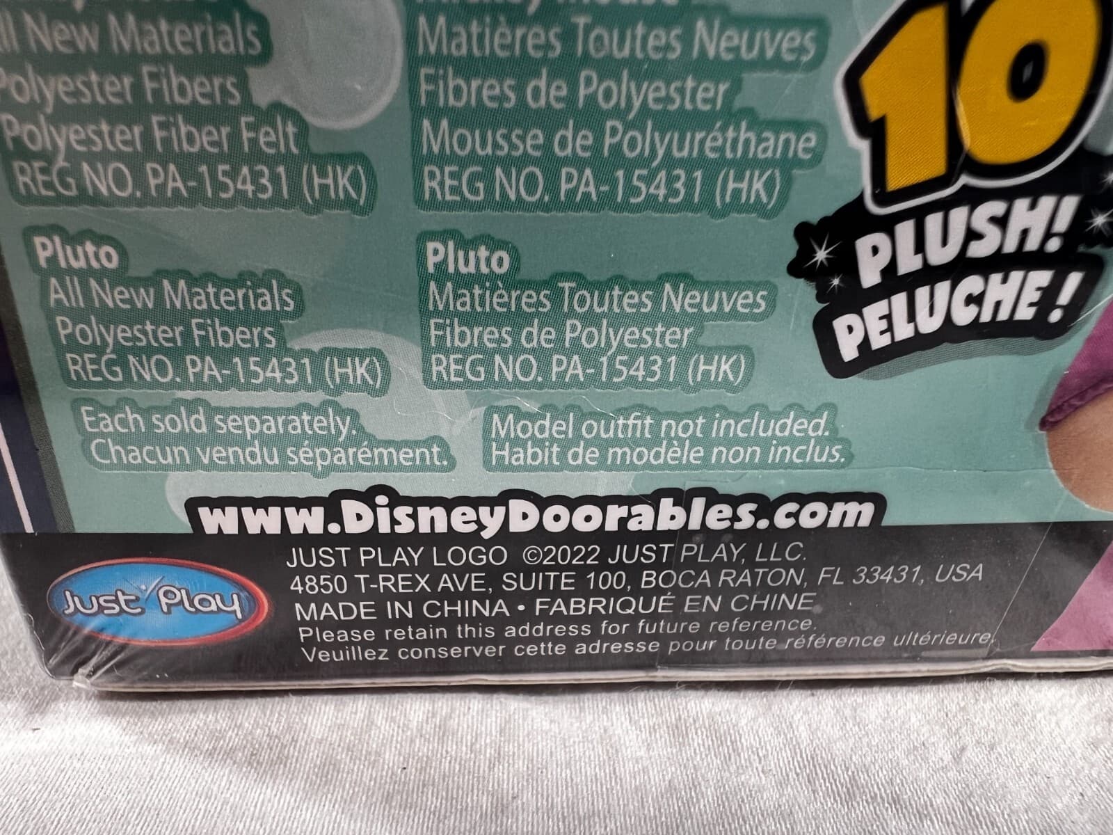 Disney Doorabels Puffables Plush Toy 10" Who Will You Get Just Play NEW Sealed - Thumbnail 6