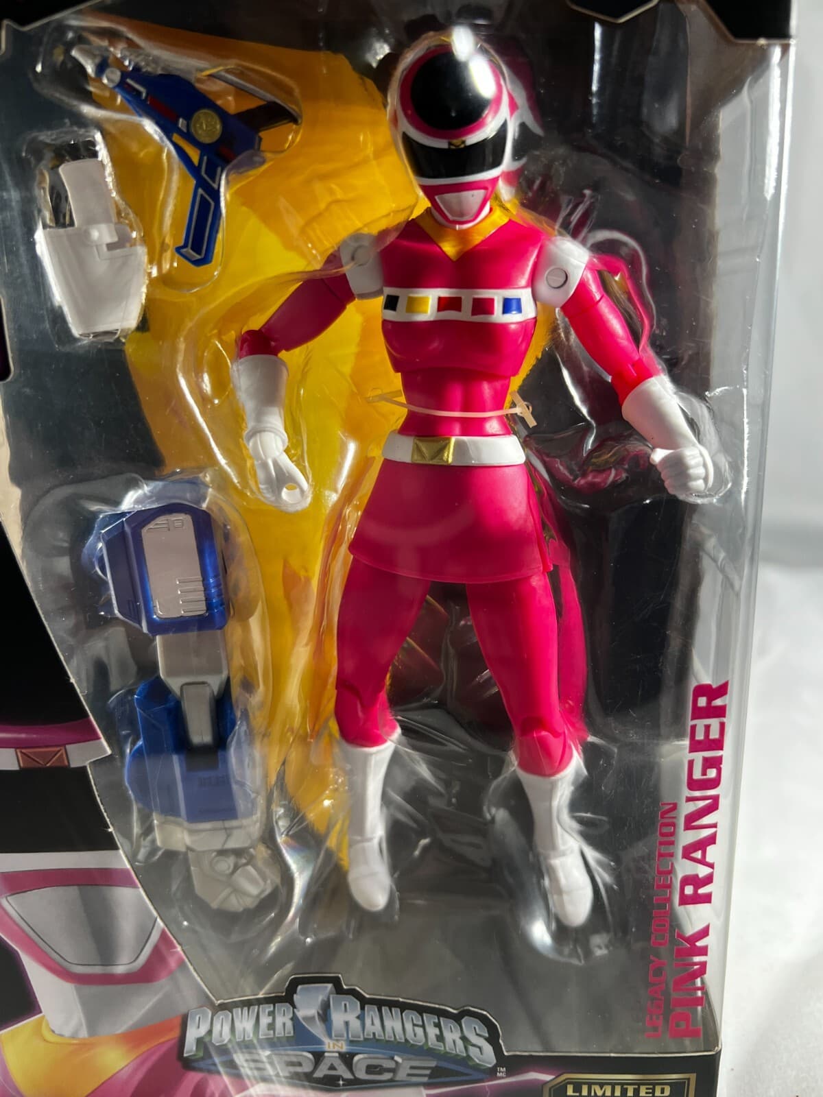 Bandai Saban's Power Rangers Pink Build A Megazord In Space Limited Edition NEW - Thumbnail 5