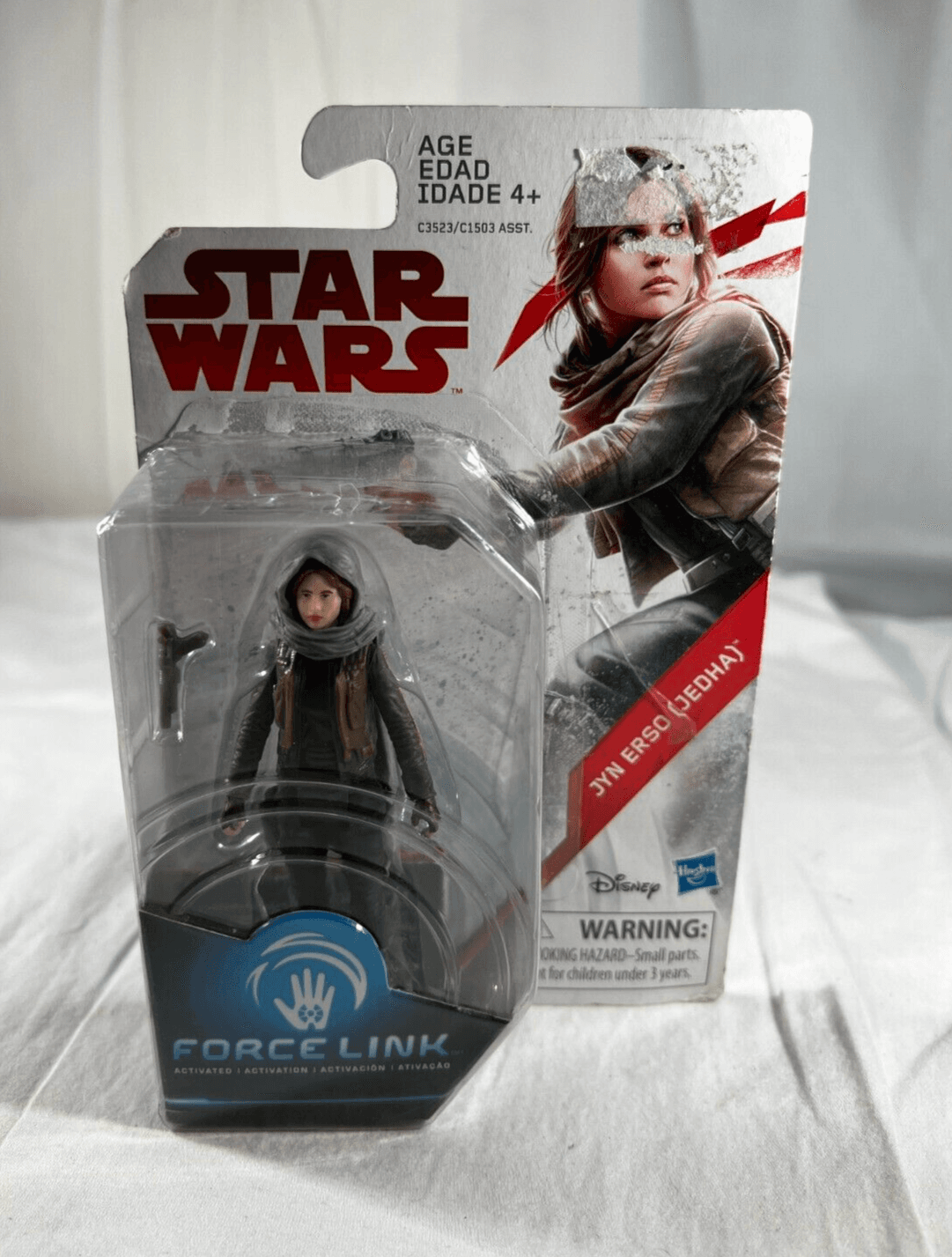 Star Wars Jyn Erso (Jedha) Action Figure Force Link Disney Hasbro New Sealed