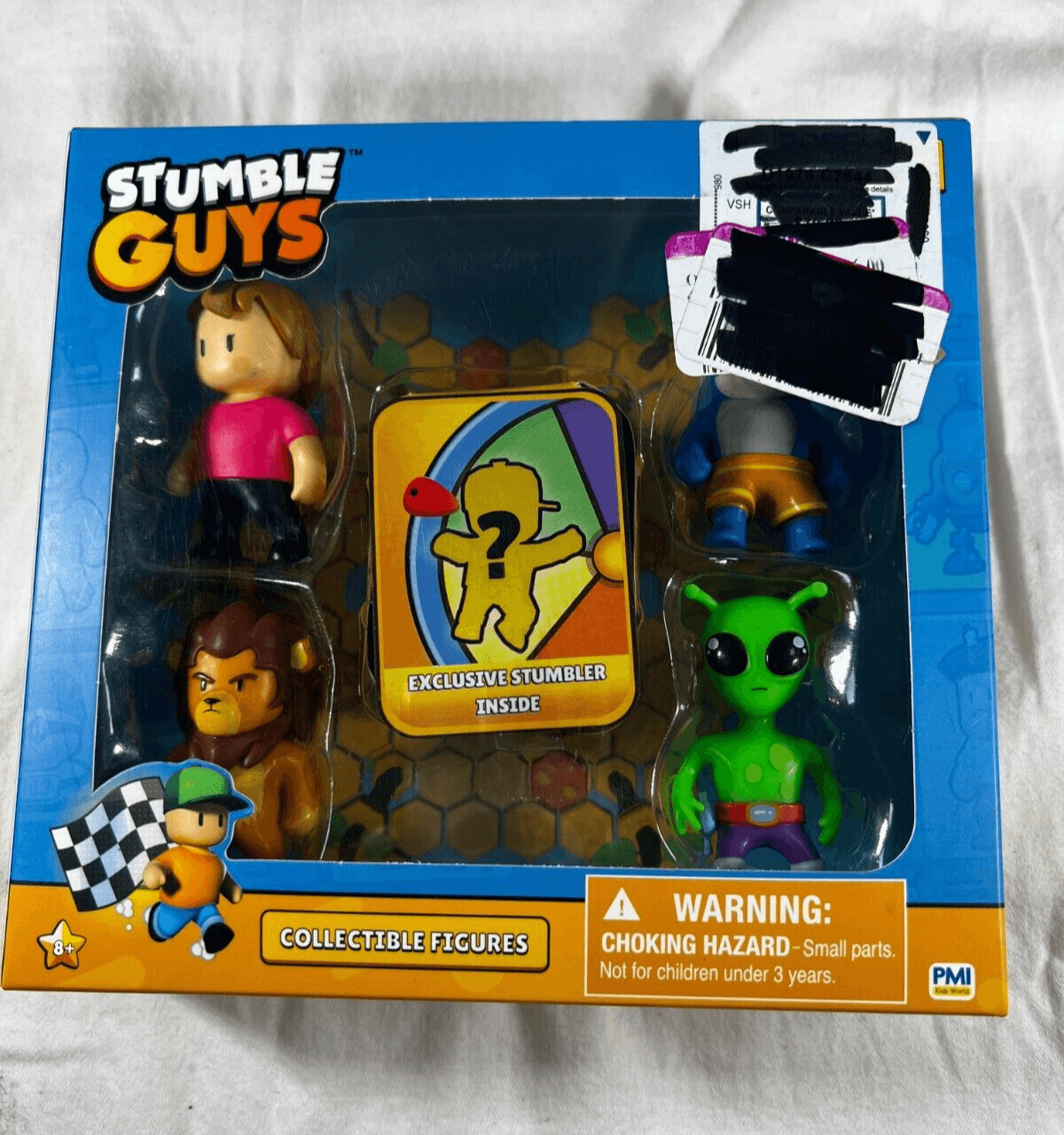 Stumble Guys Set 5 Action Figures Mystery Stumbler Leonidas Alien Megalodon Ms. - Thumbnail 3