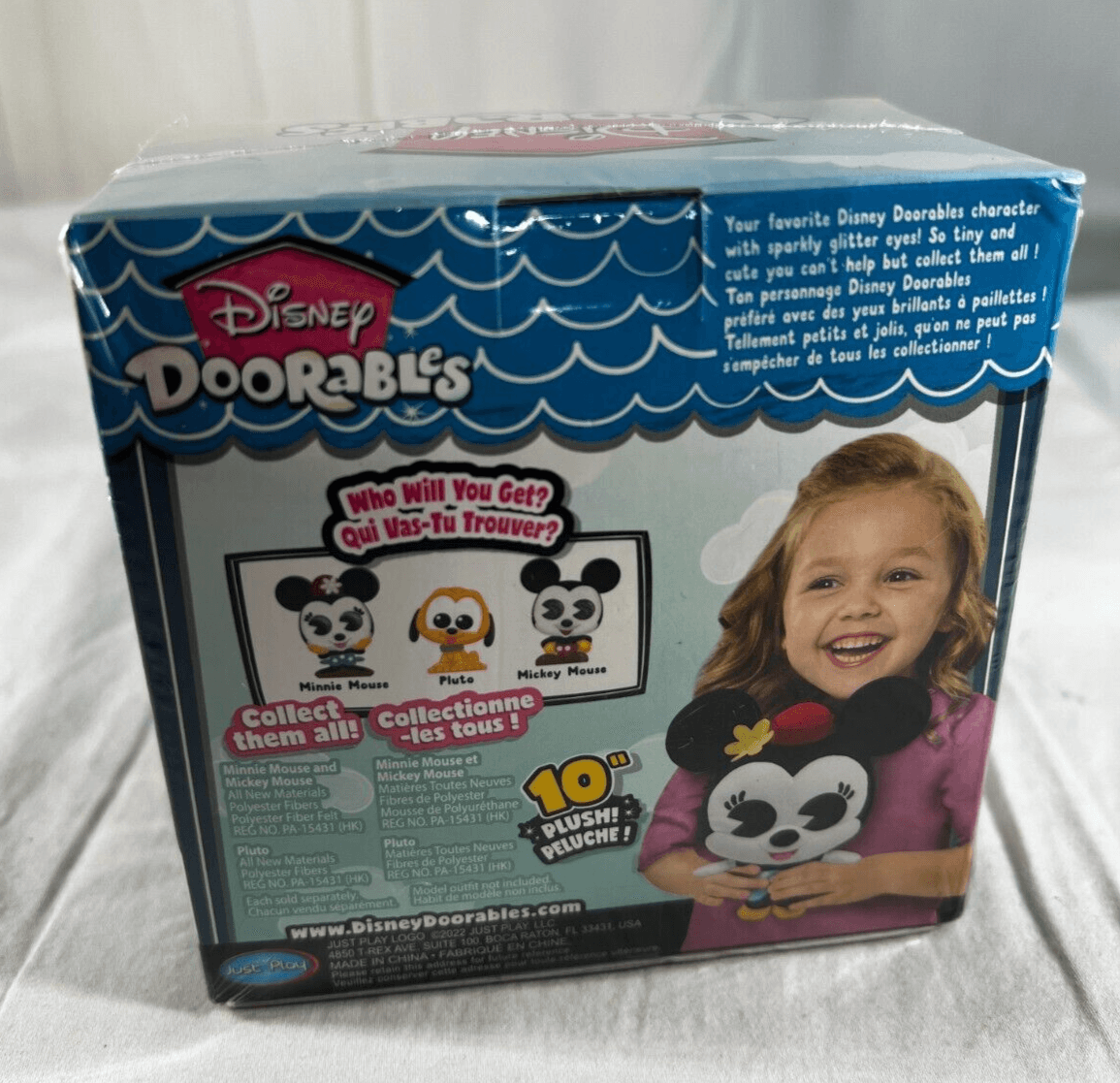 Disney Doorabels Puffables Plush Toy 10" Who Will You Get Just Play NEW Sealed - Thumbnail 2