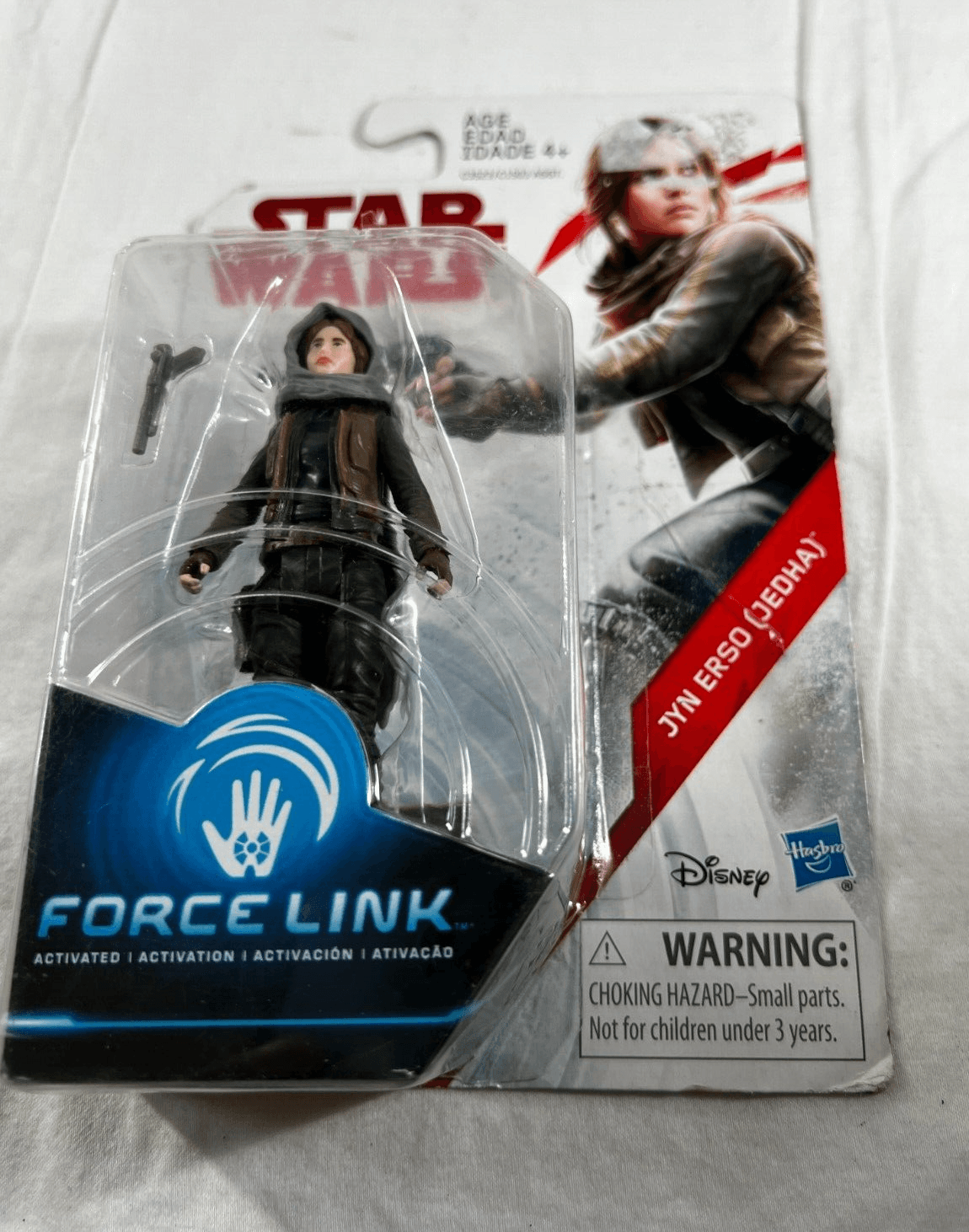 Star Wars Jyn Erso (Jedha) Action Figure Force Link Disney Hasbro New Sealed - Thumbnail 3