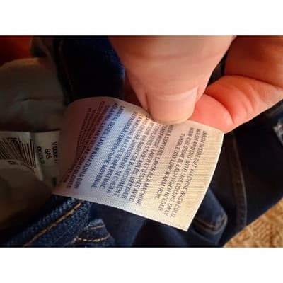 Old Navy Women’s Mid Rise Stretch Skinny Sweetheart Boot Cut Jeans Blue 14 - Thumbnail 8
