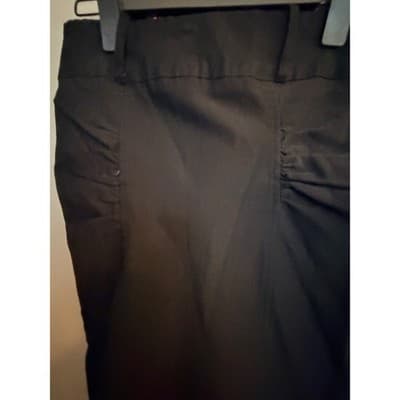 Sensational Collections Women’s Fitted Stretch Knee Length Skirt Black M - Thumbnail 6