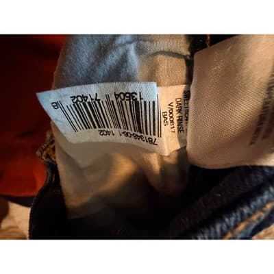 Old Navy Women’s Mid Rise Stretch Skinny Sweetheart Boot Cut Jeans Blue 14 - Thumbnail 9