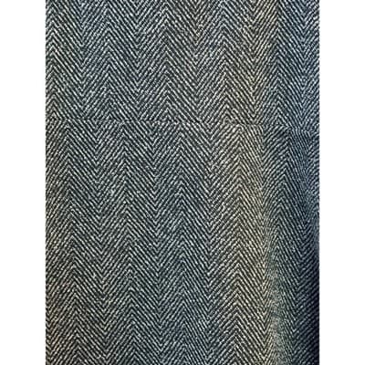 LOFT Women's Elastic Waist A-Line Cotton Blend Tweed Mini Skirt Gray XS - Thumbnail 4