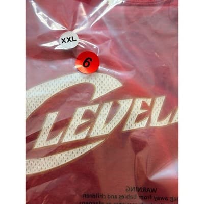 LeBron James Cleveland Cavaliers #23 Adidas Short Sleeve T Shirt 2XL Red NBA - Thumbnail 9