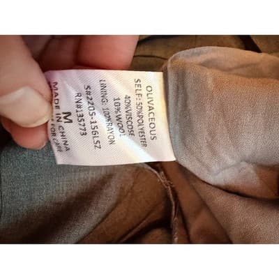 Olivaceous Pleated Lined Schoolgirl Preppy Chic Mini Skirt Gray Medium NWT - Thumbnail 9